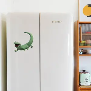 Lizard Meme Fridge Magnet, Viral Reptile Joke Decor, Durable Magnetic Sticker for Kitchen Office Locker, Ideal Gift for Friends Coworkers Meme Addicts
