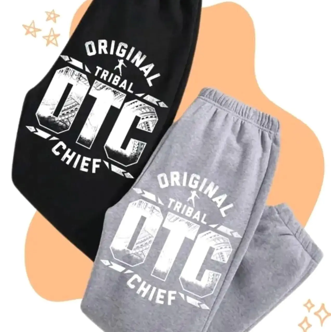 WWE Roman Reigns OTC Sweatpants - Unisex Tribal Chief Design for Men & Women - Comfortable & Stylish Casual Wear - Perfect Gift for Fans, Trending 26 F I