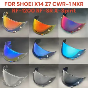 Helmet Visor for SHOEI X-14 X14 Z-7 Z7 CWR-1 CWR1 NXR RF-1200 RF1200 X-Spirit III XSpirit 3 X-Fourteen RYD CWR-F CWRF Anti-UV Anti-Fog Anti-Scratch Polycarbonate Lens