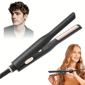 “Professional Mini 2-in-1: Hair Straightener & Curler, Small Flat Iron, Thin Plate Heated Styling Tool”