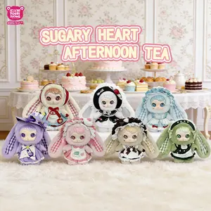 Yubi Sugar Heart Camellia Societ Blind Box Figurine Blessing Series Mystery Box, Cute Animal StatueCollectible Toy, Home Desktop Decor, Festival BirthdayGift, Single Box/Set