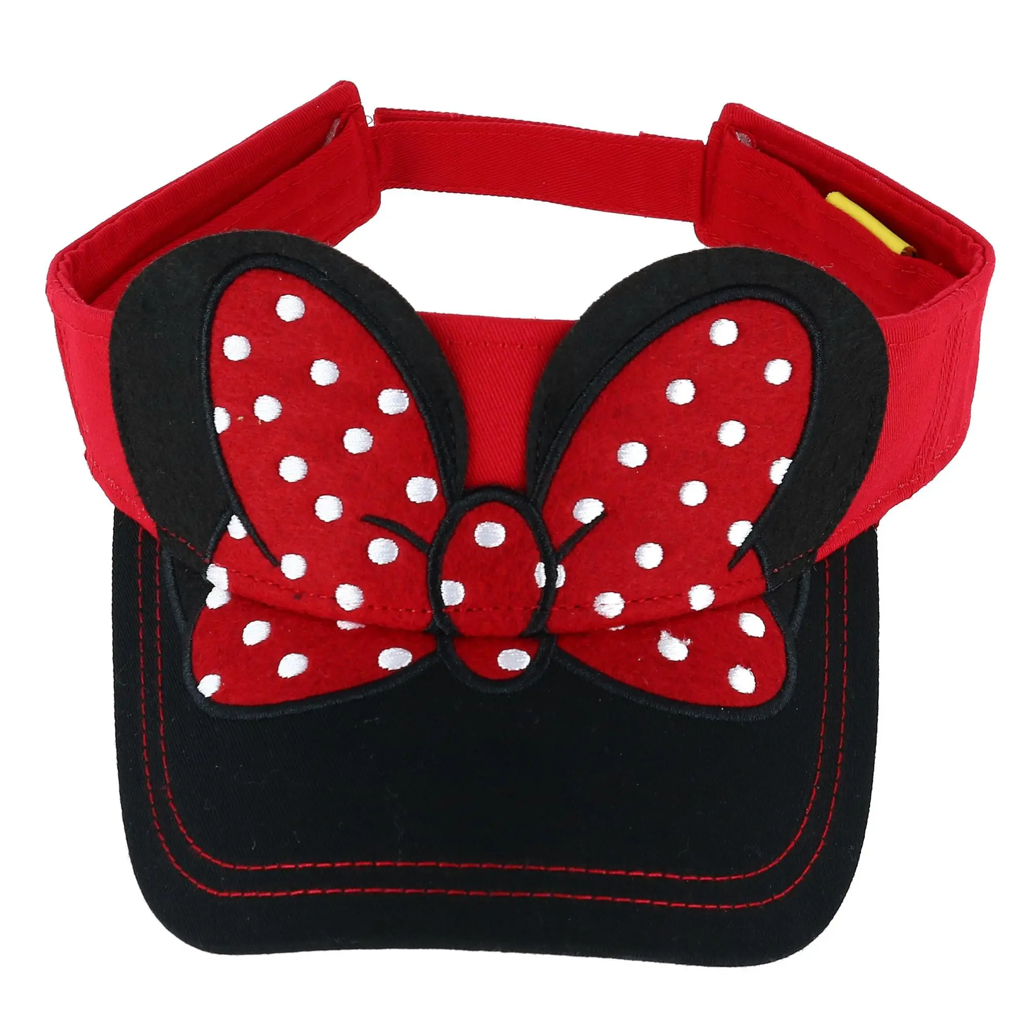 Jerry Leigh Disney Women's Minnie Mouse Visor with 3D Ears and Bow, Visors