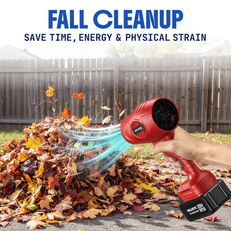 Bullseye Blower Rechargeable Cordless Leaf Dust Air Blaster