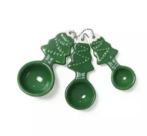 Target Bullseye's Christmas 2025 Ceramic Measuring Spoons - Christmas Tree (NEW)