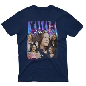 KAMALA HARRIS Retro T-shirt, Kamala Harris Tee, Kamala Harris Fans Tee, Menswear, Top, Round Neck, Shortsleeve, classic style Tshirt, Trending, Streetwear, Unisex Shirt, Size S to XL, tiktok shop