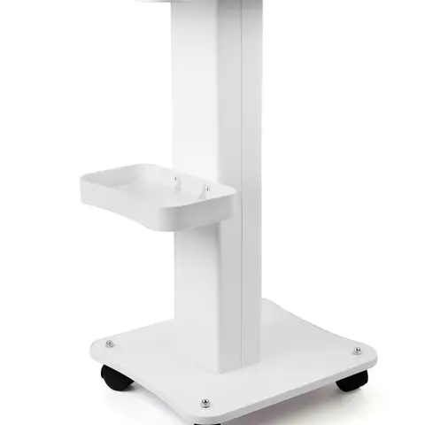 Beauty Salon Trolley Cart,3-Tier Aluminum Salon Spa Esthetician Cart Stand with 360° Swivel Wheels,Load Capacity 135lbs Beauty Rolling Cart with Storage Tray