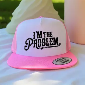 I'm The Problem Snapback Trucker Hat, Uni Men Women's Accessories, Gift For Friends/Family