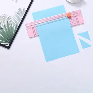 The Office Is Equipped with Automatic Safety Protection Device A4 Paper Cutter, Manual Paper Cutter, Manual Small Paper Cutter, One-way Sliding Paper Cutter, Suitable for Coupon Craft Paper