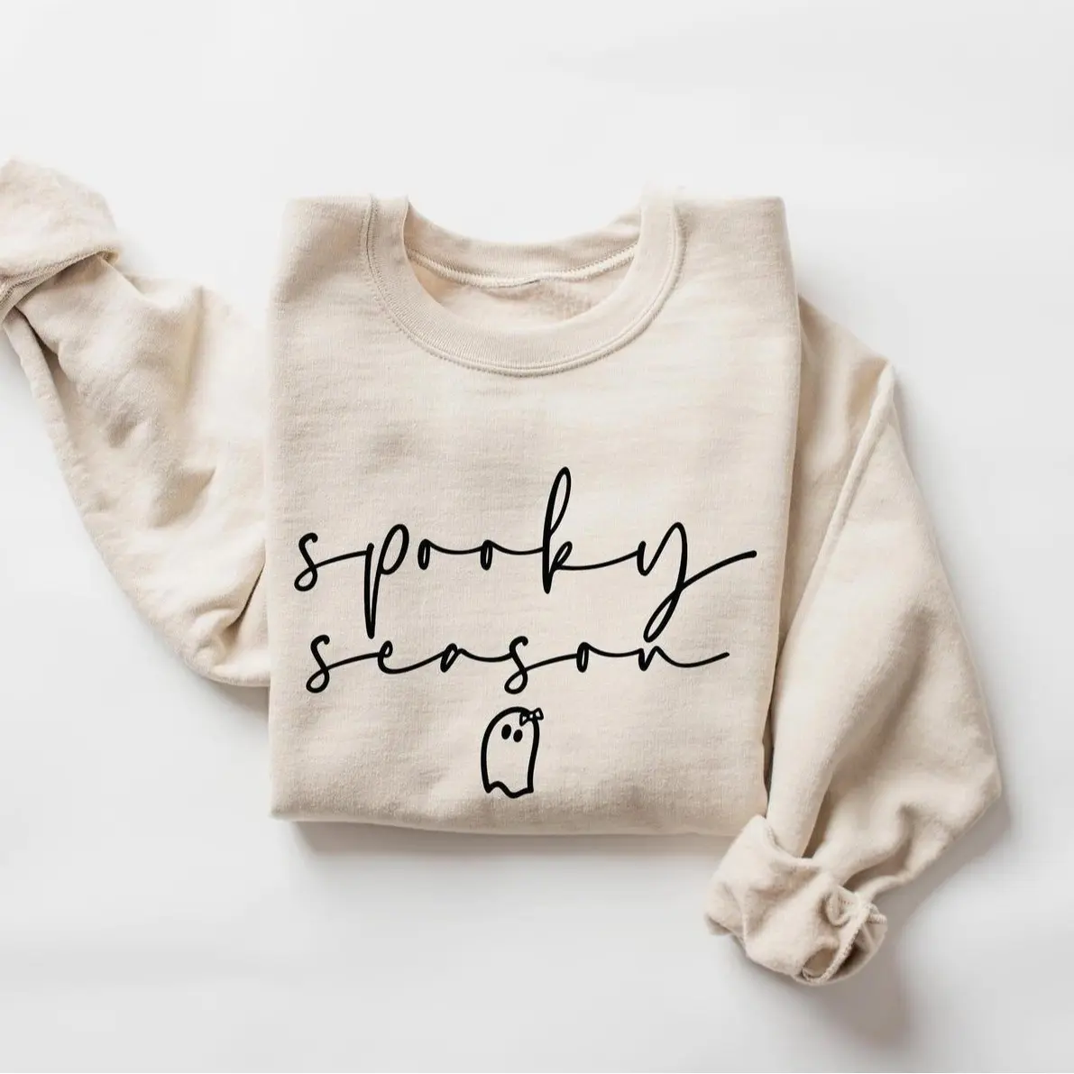 Spooky Season Ghost Sweatshirt, Ghost Sweatshirt, Halloween Favorite, Cute Ghost Sweatshirt, Halloween Gift, Spooky Season Shirt