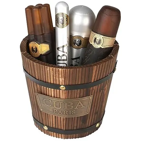 Cuba Gold Men’s 4-Pc Cologne Gift Set, EDT Spray, Deodorant Spray, After Shave & Shower Gel, Travel Value Pack, Gift for Men