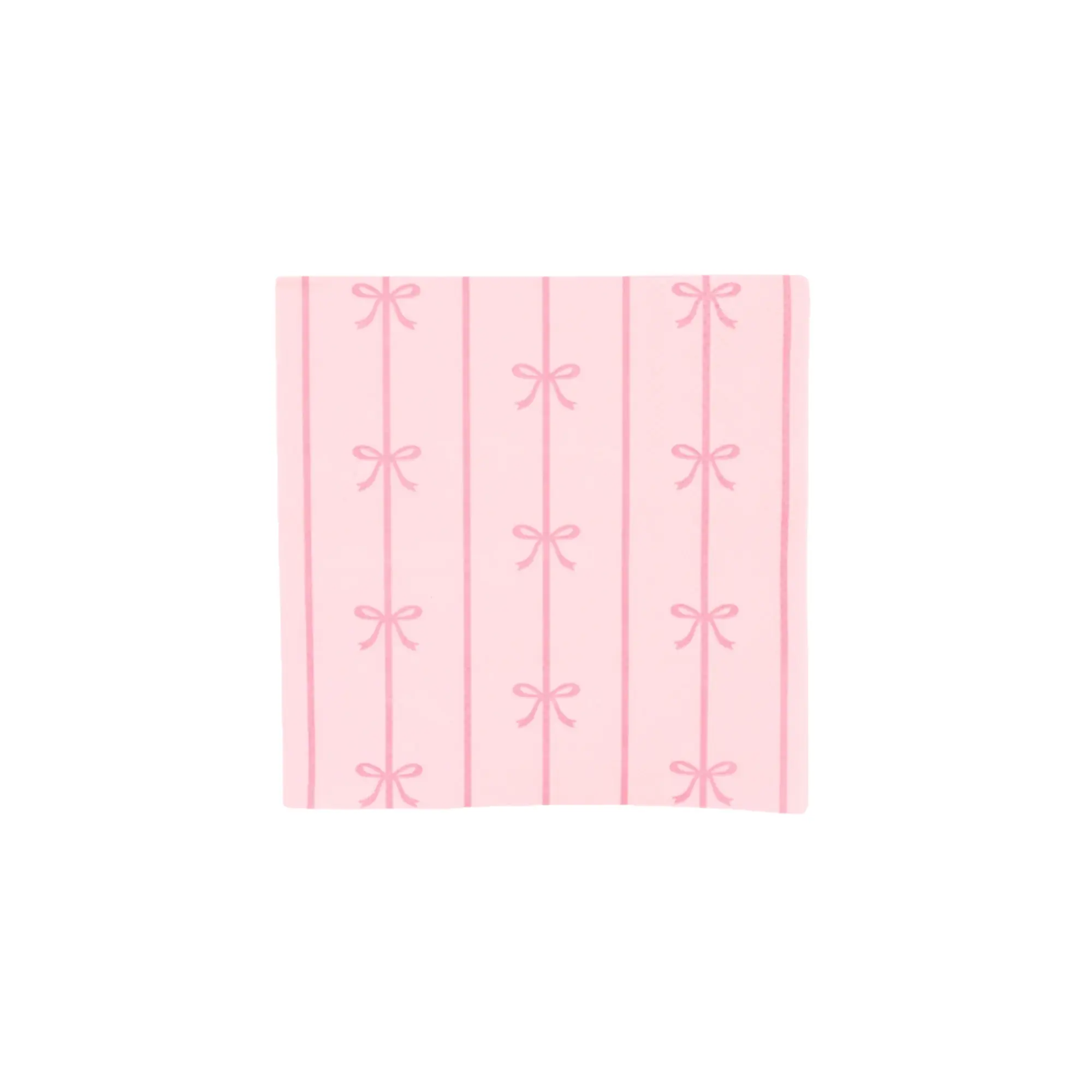 PETAL PINK SIGNATURE BOW SMALL NAPKINS