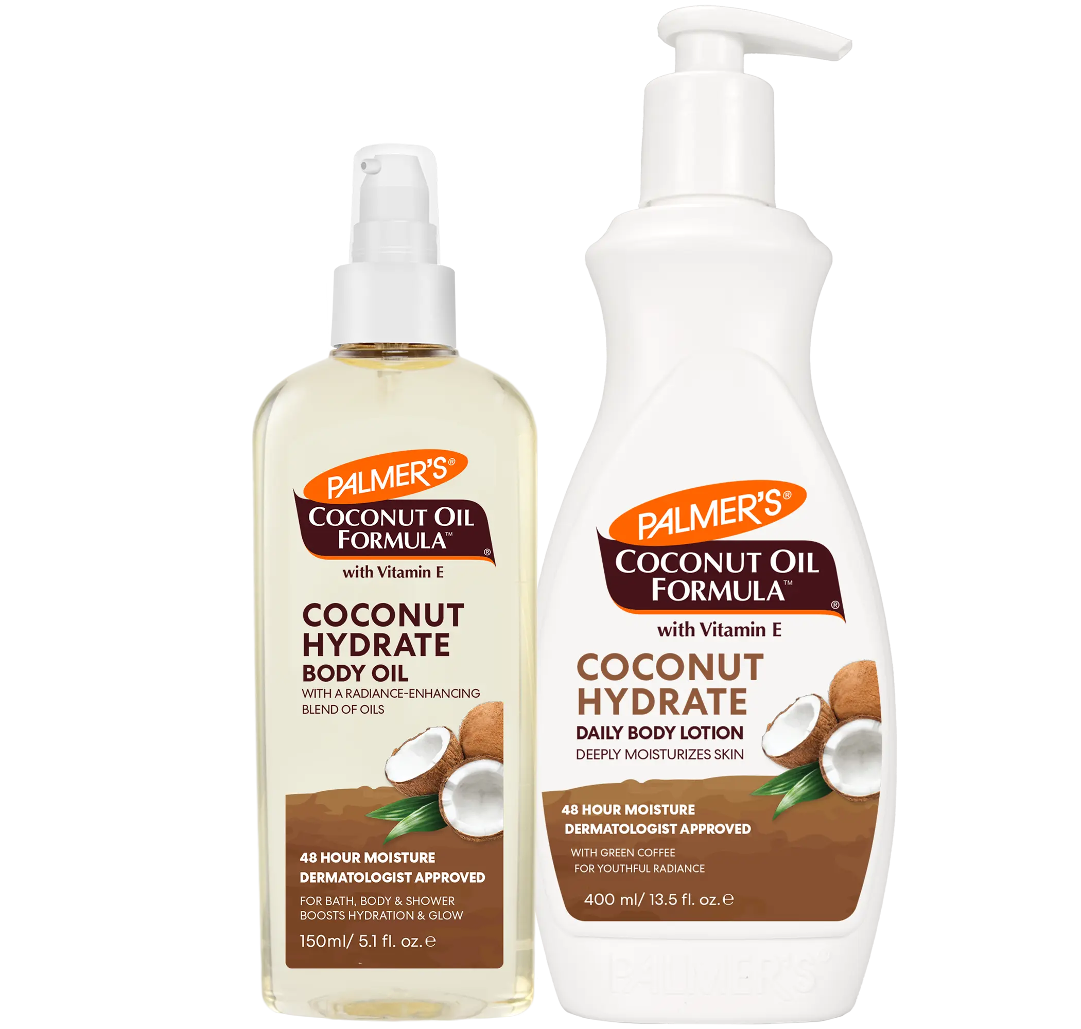 Palmer's Coconut Oil Body Lotion and Body Oil Skin Care Bundle Body Care Moisture Smooth Radiant Moisturize Hydrating Moisturizer Palmer's Coconut Oil Body Lotion and Body Oil Skin Care Bundle Body Care Moisture Smooth Radiant Moisturize Hydrating Moisturizer