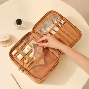 Bra Organizer Travel Bag for Women, Underwear Storage Case, Multi Compartment Lingerie Pouch, Suitcase Packing Organizer, Vacation & Business Travel Essential