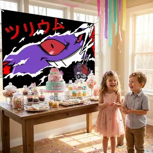 GGengar Flags European Simple Design Horizontal Banner | High-Density Knitted Polyester Fabric | All-Weather Durable for Indoor & Outdoor | Vivid Color Fastness