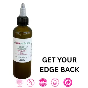 EDGE RESTORE GROWTH OIL, Rosemary Fenugreek Hair Growth oil, Long Hair, Thick Hair, SCALP STIMULATOR Hair Growth -Chebe Hair Growth Oil Organic, Edge Growth Grease Strong Hold Edge control, 4C edge control, 24hr hold edge control, thick edge.