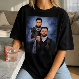 [SALE UP TO 30%] Baker Mayfield Mike Evans Tampa Bay Football T-Shirt, Step Brothers Football Shirt, Buccaneers Football Shirt, Funny Sports Tee, Unisex Crewneck, 100% US Cotton, Design & Printed In The USA