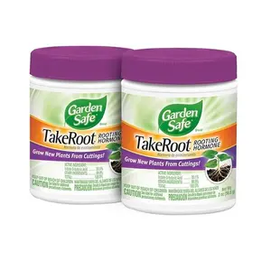 Garden Safe Brand TakeRoot Rooting Hormone, 2 Count, Powder Helps Grow New Plants from Cuttings Including Most Home, Garden and Greenhouse Varieties, 2 Pack