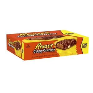 REESE’S Crispy Crunchy Snack Bars - King Size, 3.1 oz, 18 Count