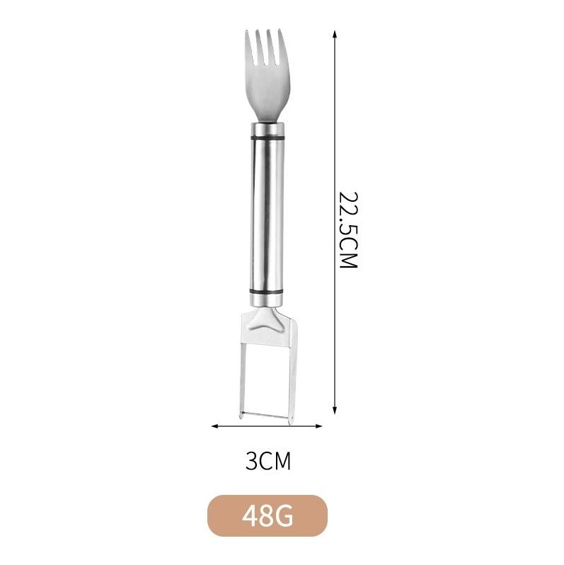 【2 Pack】Watermelon Fork Slicer,Watermelon Slicer Cutter,Watermelon Cube Cutting Tool, 2-in-1 Stainless Steel Fruit Cutter, Dual Head Fruit Forks Slicer Knife with Round Handle,Fruit Cutting Kitchen Utensils,Kitchen Gadgets,Portable Modern 【2 Pack】Watermelon Fork Slicer,Watermelon Slicer Cutter,Watermelon Cube Cutting Tool, 2-in-1 Stainless Steel Fruit Cutter, Dual Head Fruit Forks Slicer Knife with Round Handle,Fruit Cutting Kitchen Utensils,Kitchen Gadgets,Portable Modern