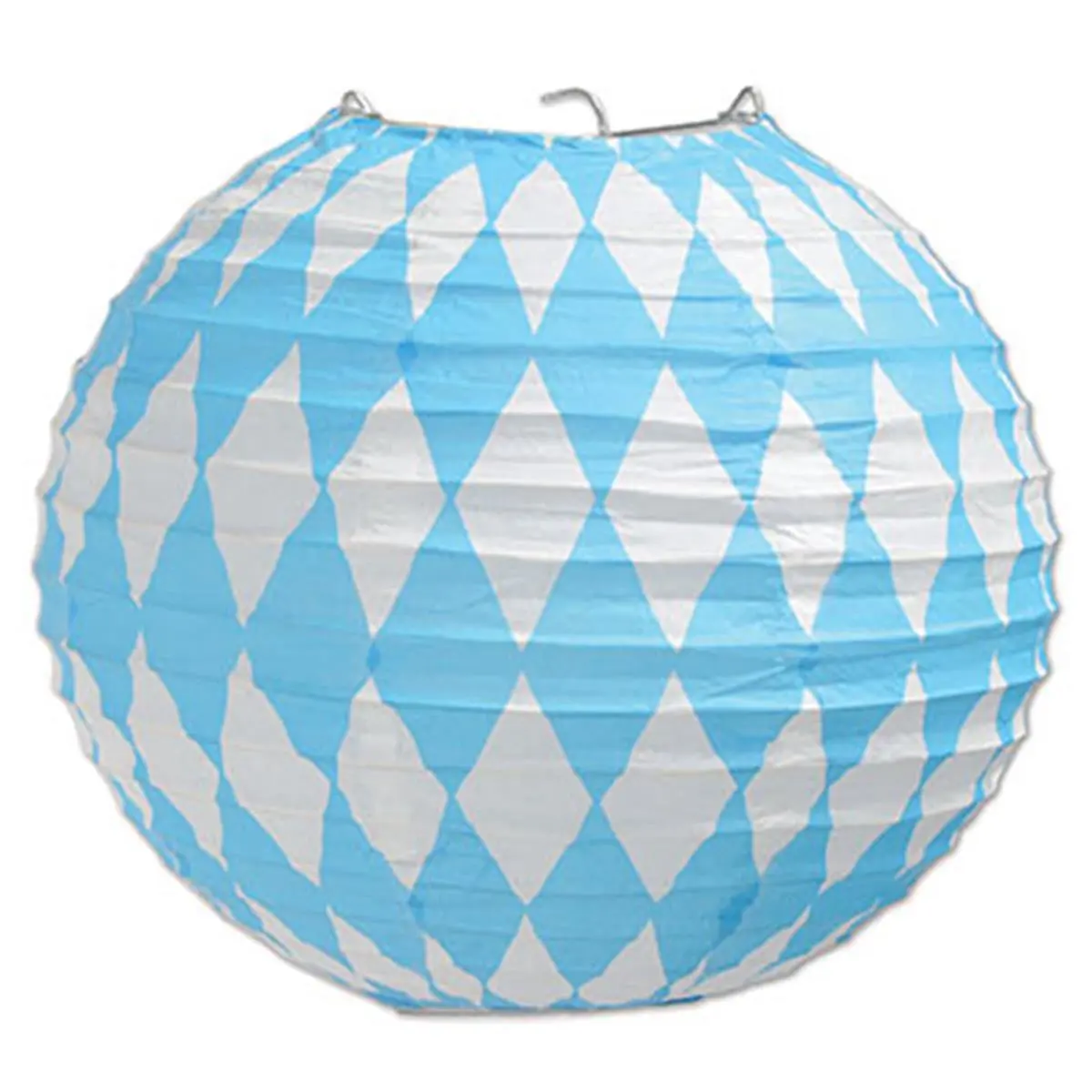 212 MAIN Oktoberfest Hanging Paper Lanterns - 9.5 in Festive Decoration, Case of 6 Home & Party Supplies