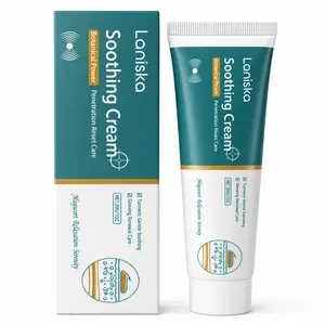 Soothing Cream Plant Based Herbal Body Rub Ginseng Turmeric Mugwort Relaxation Lotion for Office Worker Shoulder Post Workout Leg Comfort Daily Self Care Portable Travel Massage Cream30g