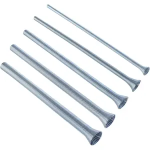5 Pcs Spring Tube Benders Set Tube Bender Kit 1/4'' 3/8'' 1/2'' 5/8'' 5/16'' for Copper Aluminum Thin Wall Steel Tubing 8.27"/210mm Length