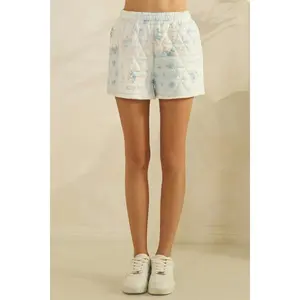 Floral Textured Lounge Shorts