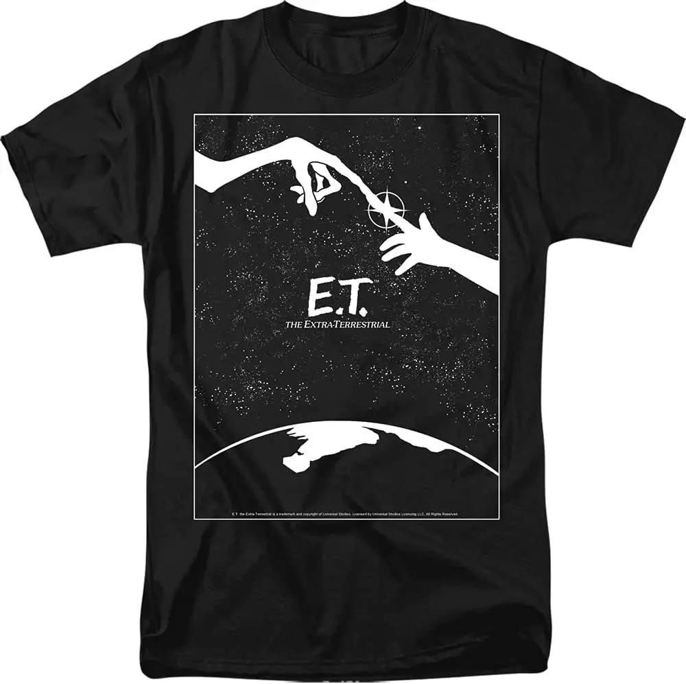 E.T. The Extra-Terrestrial Simple Poster Unisex Adult T Shirt