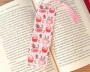 Christmas Peppermint Laminated Bookmark