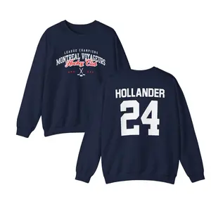 Hollander 24 Montreal Voyageurs League Champion Sweatshirt, Heated Rivalry Hockey Shirt, Team Hollander Game Changer Gift for Hockey Fans