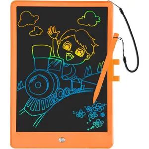 10 Inch Colorful LCD Writing Tablet for Kids 3-8 Years Old Reusable Electronic Drawing Pads Educational Learning Toys for Boys Girls Blue