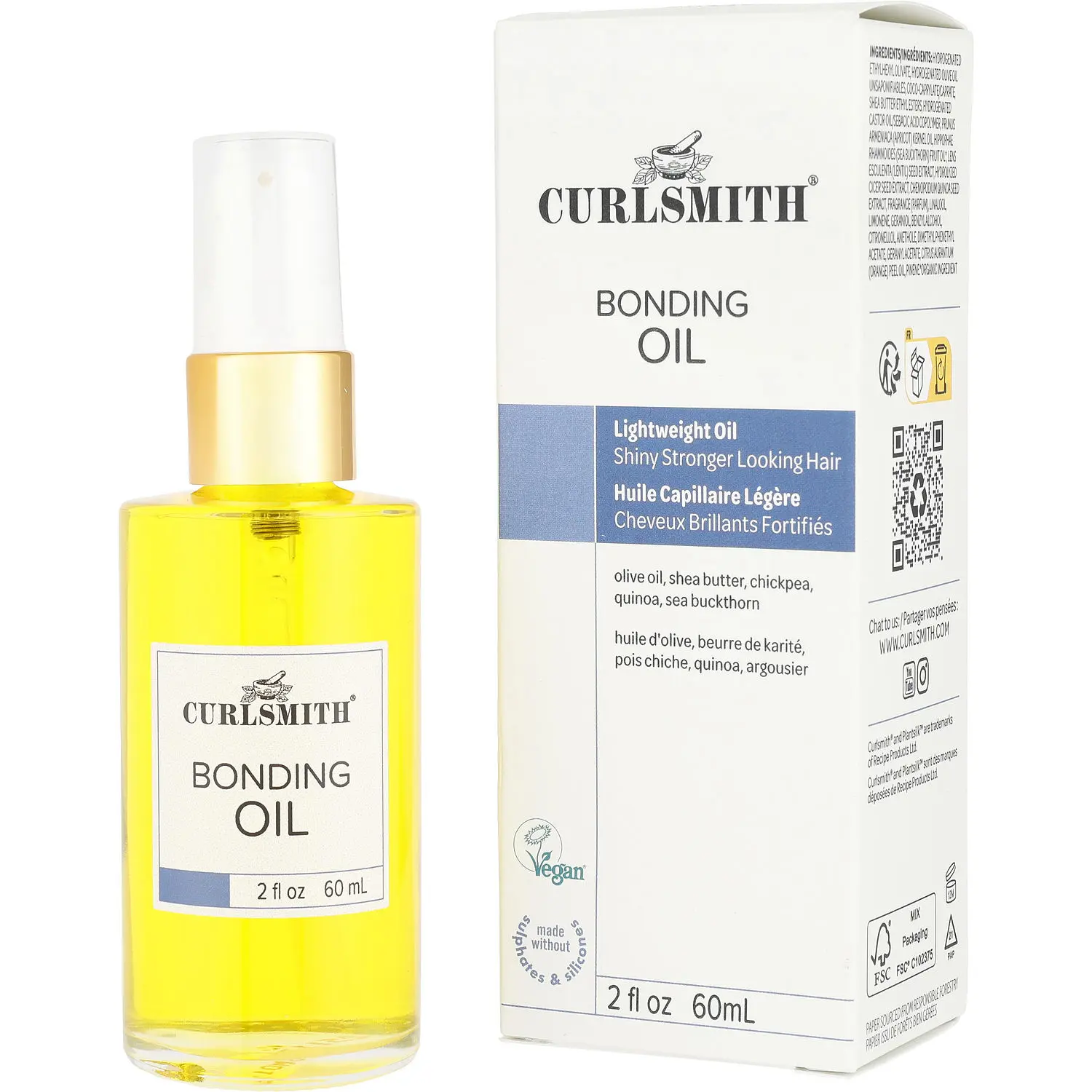 Curlsmith By Curlsmith Bonding Oil For Unisex Curlsmith By Curlsmith Bonding Oil For Unisex