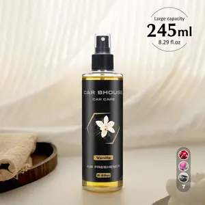 245ml/8.29oz Flower Fruit Scented, Aromatic Fruity Fragrance Spray, Home/Car Air Freshener, Powerful, Long Lasting, Eliminates Odors, Large Capacity, Durable, For Home, Car, Office, Hotel