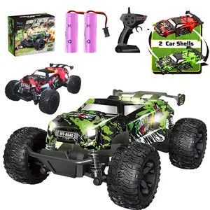 Remote Control Car for Boys 4-7, 1/18 Scale Monster Truck Toys, 2.4GHz All Terrain RC Cars for Boys Girls Age 8-12, 20 Km/h Off Road RC Truck, Christmas or Birthday Gift