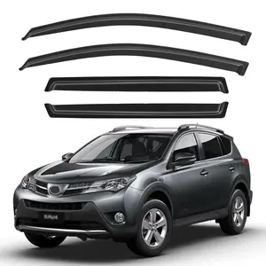 4PCS Window Visor for 2001 - 2005 Toyota RAV4 (4 - Door)  Out-Channel WeatherShield/Rain Visor