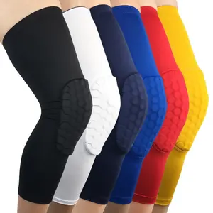 New Honeycomb Breathable Knee Pads, Sports Knee Support, Patella Sleeve, Outdoor Sports Gear for Basketball, Football, Volleyball, Cycling, Breathable Compression Sleeves