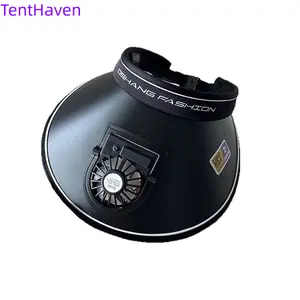 2026 UV resistant charging fan cap for women, sun shading and sun protection for summer outdoor activities, large eaves, empty roof, cycling and leisure sun hat