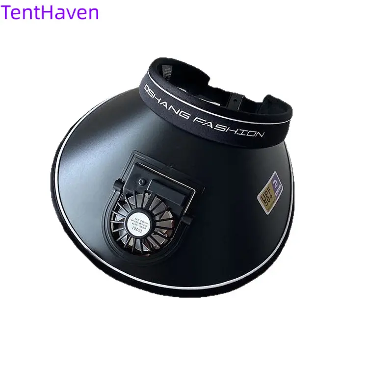2026 UV resistant charging fan cap for women, sun shading and sun protection for summer outdoor activities, large eaves, empty roof, cycling and leisure sun hat