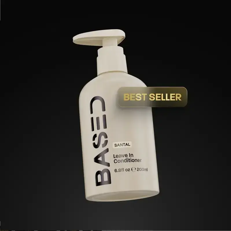 BASED Leave-in Conditioner, Lightweight Daily Hair Moisturizer, Smoothing Hair Care for Dry Frizzy Hair