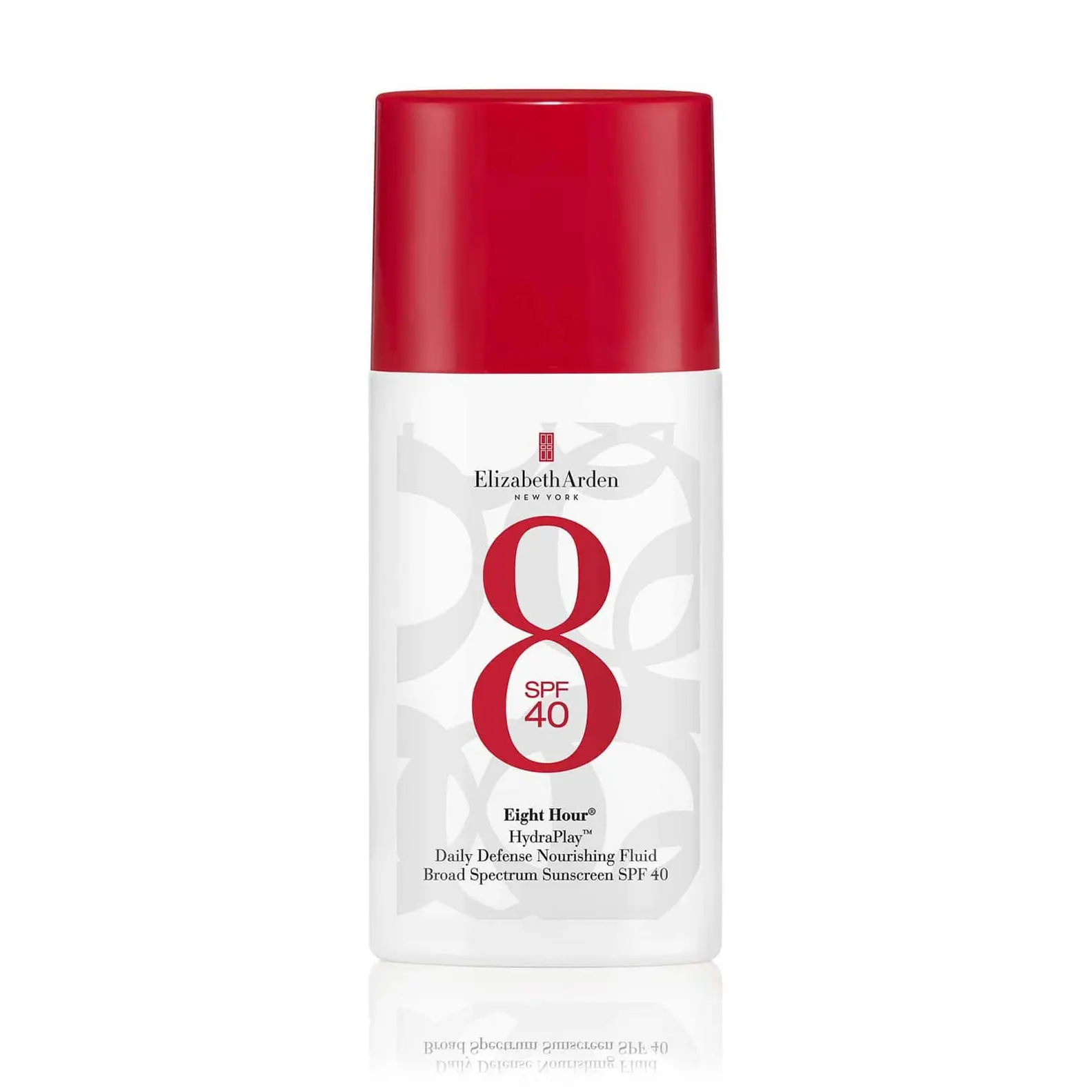 Elizabeth Arden Eight Hour HydraPlay Daily Defense Nourishing Fluid Broad Spectrum SPF 40 | Non-Comedogenic Vegan UVA/UVB Protection Gentle for Sensitive Skin