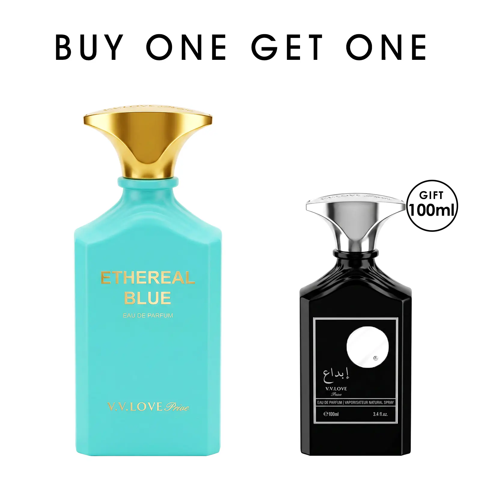 [BOGO]Ethereal Blue | Ambery Vanilla Floral | EDP Luxury Women Perfume 100ml | Almond,Cinnamon,Vanilla & Amberwood | Long Lasting Date Night,Party & Weekend Outing