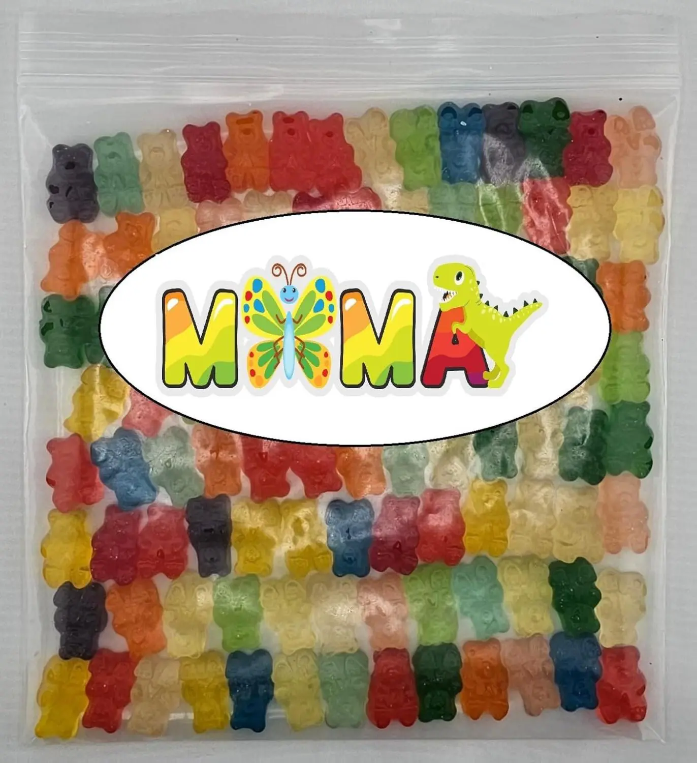 MiMa MiMa Assorted Gummy Candy - Fruity, Chewy Candy in Fun Shapes - Bulk Bag for Parties, Snacks & Gifts- Gummy Bears 1lb