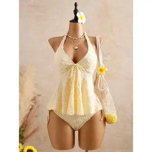 Women's Fashion Tankini Set, Summer Tankinis Set, Stylish Two-Piece Swimwear, Comfortable Beachwear, Swimsuit, Perfect for Pool Parties and Vacations