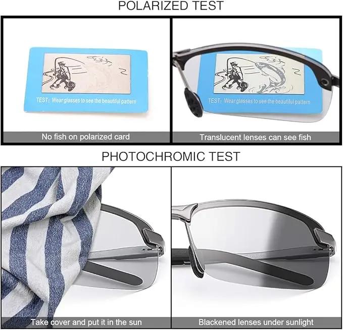Polarized Photochromic Sunglasses UV400 Protection, Unisex 2025 Summer Retro Oversized Simple Square Frame Fashion Accessories, Outdoor Sports Driving, Fishing, Golf, Running, Climbing Day Night Safety Glasses Polarized Photochromic Sunglasses UV400 Protection, Unisex 2025 Summer Retro Oversized Simple Square Frame Fashion Accessories, Outdoor Sports Driving, Fishing, Golf, Running, Climbing Day Night Safety Glasses
