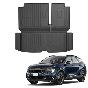 Cargo Mat, All Weather TPE Cargo Liner Compatible with 2022 2023 2024 Pathfinder Trunk Mat, Cargo Liner with Backrest Mat, Pathfinder Accessories