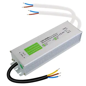 12V 150W LED Driver, Waterproof LED Power Driver, AC 100-250V to DC 12V 12.5A Low Voltage Transformer, Suitable for LED Strip, LED Bulb, Road Light