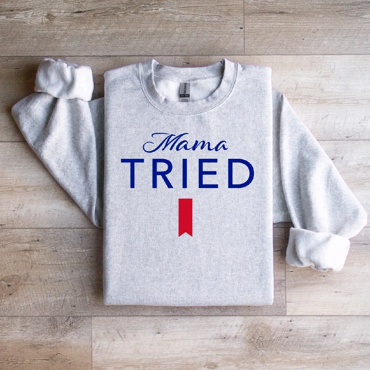 MAMA TRIED Sweater color ash