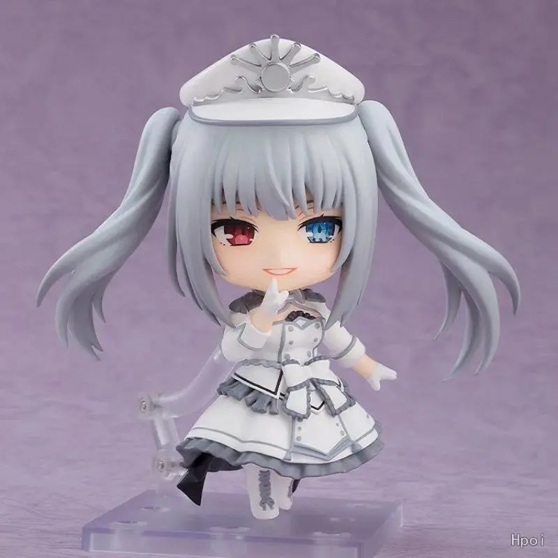 10CM Date A Bullet Queen White Kurumi Tokisaki 2747 Anime Doll Action Figure PVC toys Collection figures for friends gifts