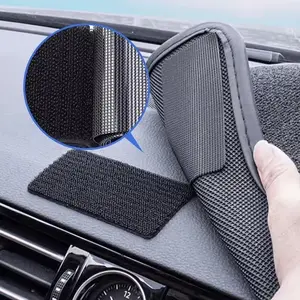 Hook and loop tape with adhesive, self-adhesive tape for car floor mats, multi-purpose anti slip double-sided buckle tape, sofa and carpet fixing tape.
