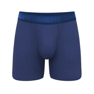 The Bloom Moon | Shinesty Tonal Navy Ball Hammock® Pouch Underwear With Fly